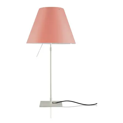 Luceplan - Costanza Lampa Stołowa Alu/Edgy Pink