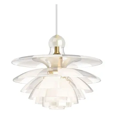 Louis Poulsen - PH Septima Lampa Wisząca Clear Matt Glass/Brass