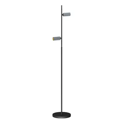 Antidark - Decor F2 LED Lampa Podłogowa Double Dim. Czarny/Mat Alu