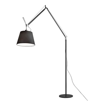 Artemide - Tolomeo Mega Lampa Podłogowa ze Ściemniaczem Ø320 Czarna Satyna/Czarna Artemid