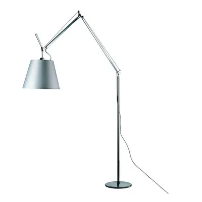 Artemide - Tolomeo Mega Lampa Podłogowa ze Ściemniaczem Ø320 Szara Satyna/Aluminium Artem