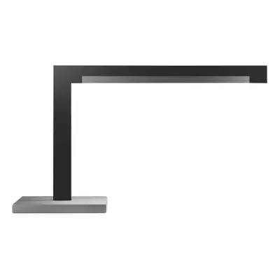 Light-Point - Inlay T2 Linear Lampa Stołowa Satin Matt Black/Satin Silver