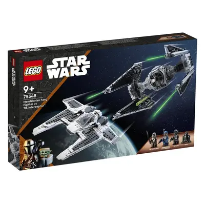 LEGO 75348 Star Wars Mandalorian Fang Fighter vs TIE Interceptor