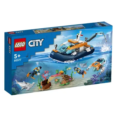 LEGO 60377 City Łódź do nurkowania badacza