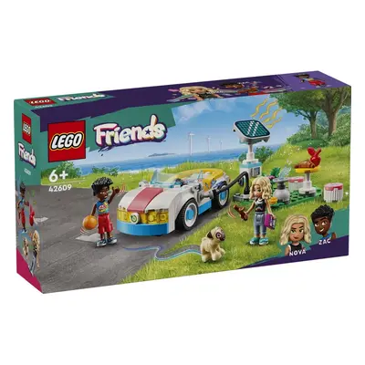 LEGO 42609 Friends Samochód elektryczny i stacja ładowania