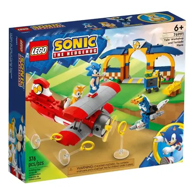 LEGO 76991 Sonic the Hedgehog Tails z warsztatem i samolot Tornado