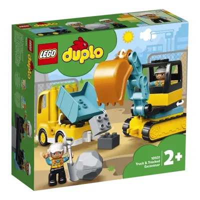 LEGO DUPLO 10931 Ciężarówka i koparka gąsienicowa