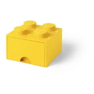 LEGO 40051732 Pojemnik na klocki z szufladą 2x2 żółty