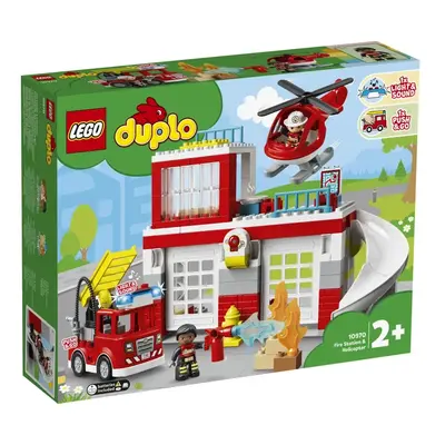 LEGO 10970 DUPLO Remiza strażacka i helikopter