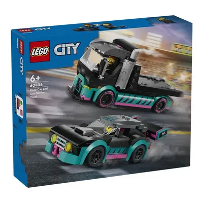 LEGO 60406 City Samochód wyścigowy i laweta