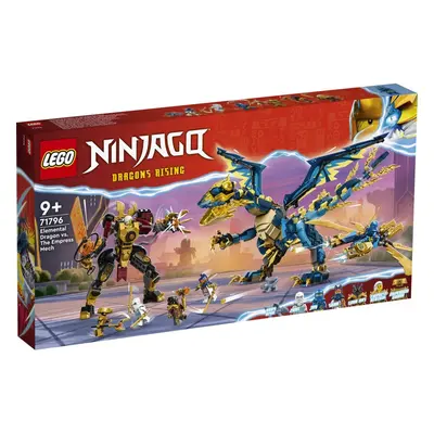 LEGO 71796 Ninjago Smok żywiołu kontra mech cesarzowej