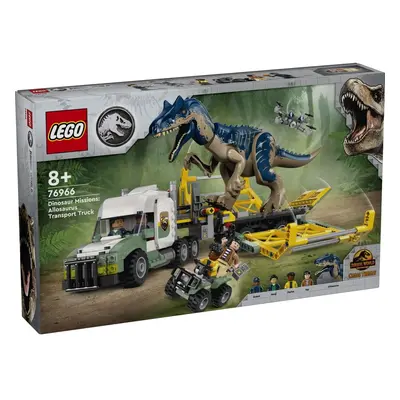 LEGO 76966 Jurassic World Dinomisje: ciężarówka do transportu allozaura