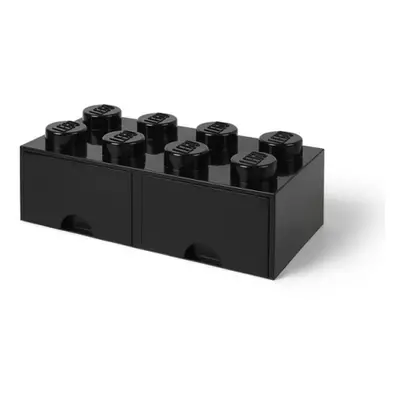 LEGO 40061733 Pojemnik na klocki z szufladami 4x2 czarny