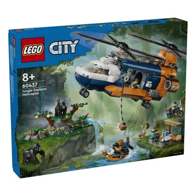 LEGO 60437 City Helikopter badaczy dżungli w bazie