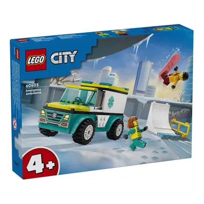 LEGO 60403 City Karetka i snowboardzista