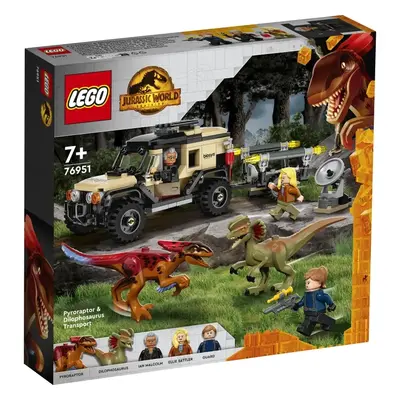 LEGO 76951 Jurassic World Transport pyroraptora i dilofozaura