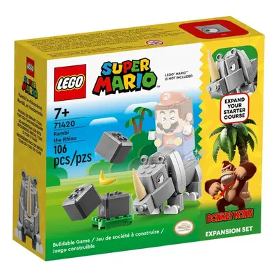 LEGO 71420 Super Mario Nosorożec Rambi — zestaw rozszerzający