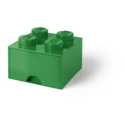 LEGO 40051734 Pojemnik na klocki z szufladą 2x2 zielony