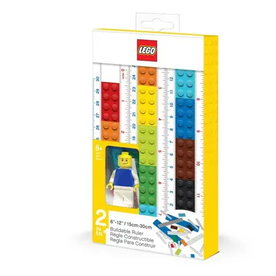 LEGO Classic 52558 Linijka z klocków LEGO - do zbudowania i Minifigurka