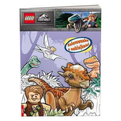 LEGO NA6203 JURASSIC WORLD KOLOROWANKA Z NAKLEJKAMI