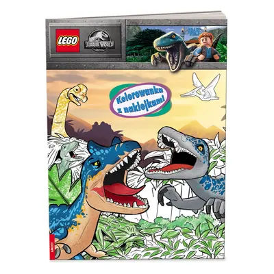 LEGO NA6204 JURASSIC WORLD KOLOROWANKA Z NAKLEJKAMI