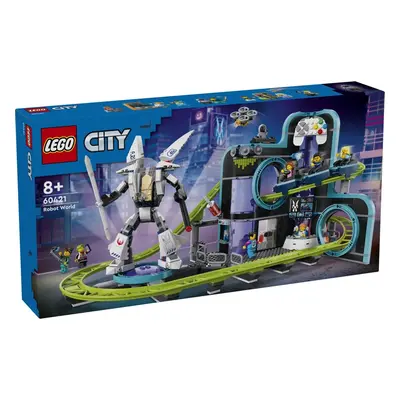 LEGO 60421 City Park Świat Robotów z rollercoasterem