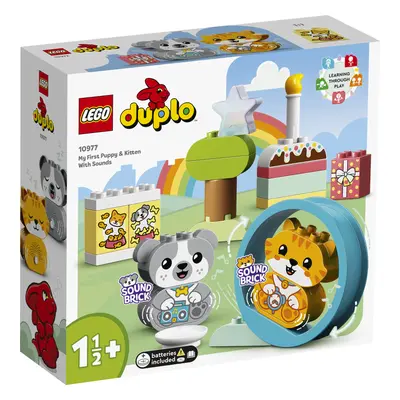 LEGO 10977 DUPLO Mój pierwszy szczeniak i kotek z odgłosami