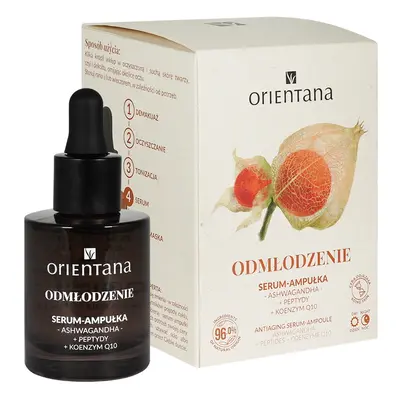 Odmładzające serum-ampułka ASHWAGANDHA PEPTYDY KOENZYM Q10 30 ml