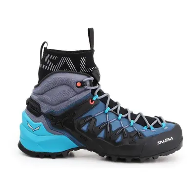 Buty trekkingowe Salewa Ws Wildfire Edge Mid Gtx W 61351-8975 niebieskie