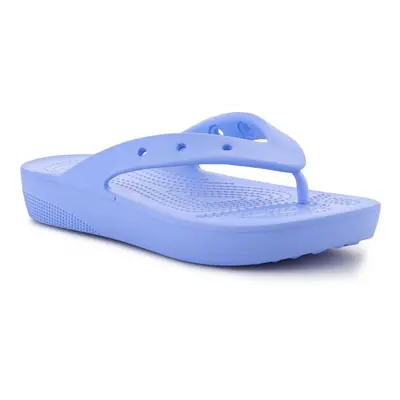 Crocs Japonki Classic Platform Flip W 207714-5Q6 niebieskie