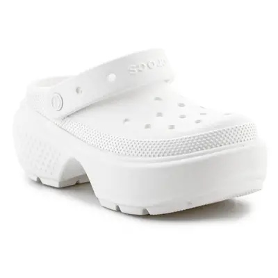 Klapki Crocs Stomp Clog 209347-0WV białe