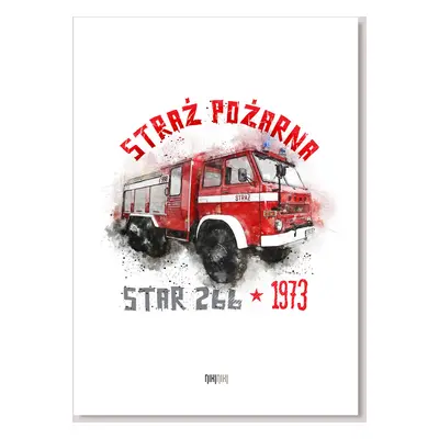 Straż Pożarna — plakat