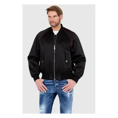 DOLCE & GABBANA Czarna kurtka bomber outwear jacket