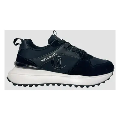 JUST CAVALLI Czarne sneakersy Fondo Karina