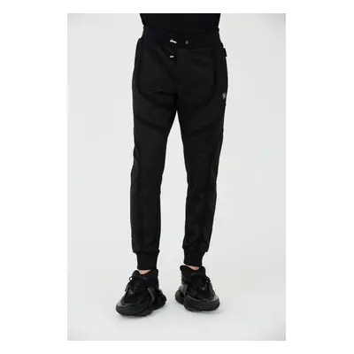 PHILIPP PLEIN Czarne spodnie dresowe Jogging Trousers Basic