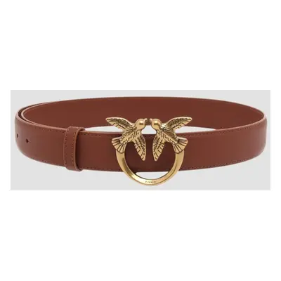 PINKO Brązowy pasek Love Berry H3 Belt
