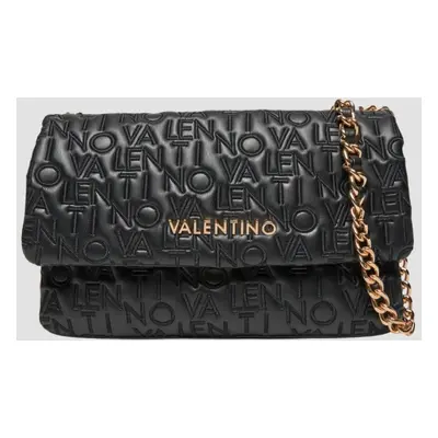 VALENTINO Czarna logowana damska torebka Dram Flap Bag