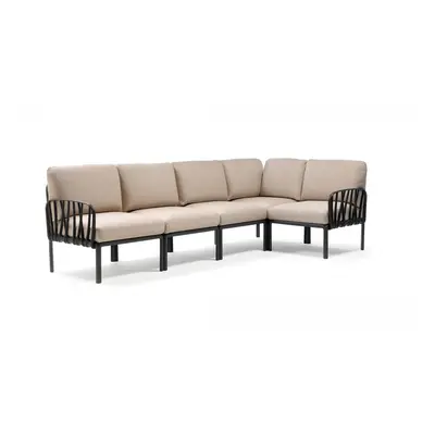 Nardi Sofa Komodo Antracyt-Canvas