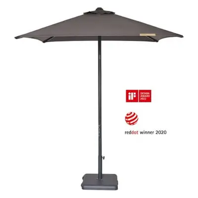 Parasol ogrodowy Eolo Pureti antracyt 2,5 x 2,5 m - Ezpeleta