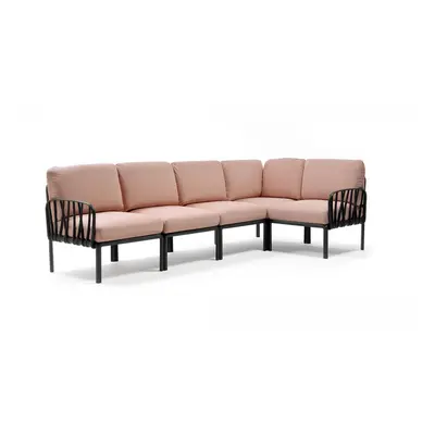 Nardi Sofa Komodo Antracyt-Rosa