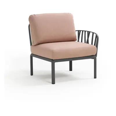 Nardi Sofa Komodo E. Terminale Antracyt-Rosa