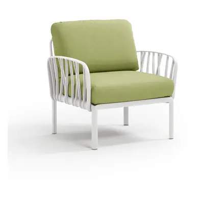 Nardi Sofa Komodo Poltrona Bianco-Avocado