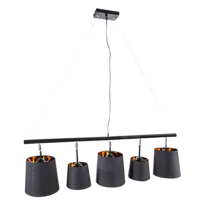 Lampa wisząca Floor 100 cm czarno-złota