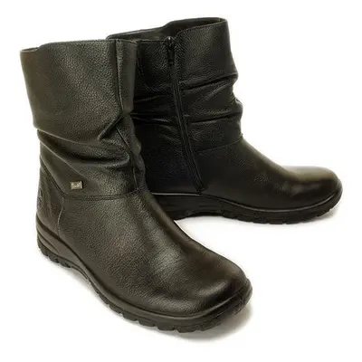 RIEKER TEX Z7193-00 black, botki damskie