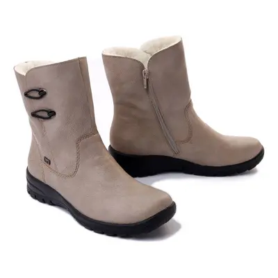 RIEKER TEX Z7172-62 beige, botki damskie