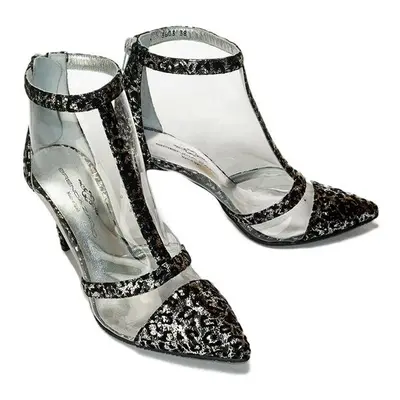 BRENDA ZARO T3603 silver, botki damskie