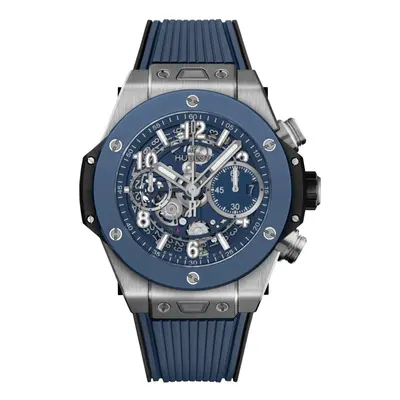 Zegarek Męski HUBLOT Unico Titanium Blue Ceramic Big Bang 441.NL.5171.RX