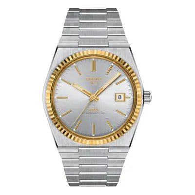 Zegarek Męski TISSOT Prx Powermatic Steel And 18K Gold Bezel T-Gold T931.407.41.031.01