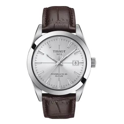 Zegarek Męski TISSOT Gentleman Powermatic 80 Silicium T-CLASSIC T127.407.16.031.01