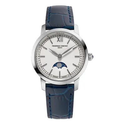 Zegarek Damski FREDERIQUE CONSTANT Ladies Moonphase Slimline FC-206SW1S6